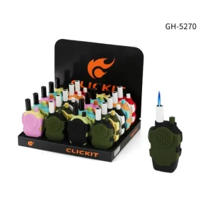 Click-It - Transponder Single Flame Torch Lighter