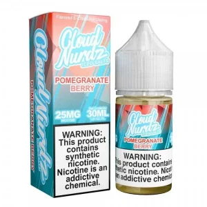 Cloud Nurdz Salts Iced Pomegranate Berry Nic Salt Vape Juice 30ml - 25mg
