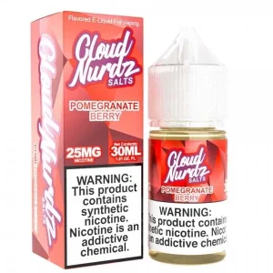 Cloud Nurdz Salts Pomegranate Berry Nic Salt Vape Juice 30ml - 25mg