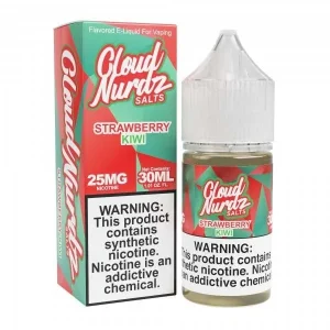 Cloud Nurdz Salts Strawberry Kiwi Nic Salt Vape Juice 30ml - 25mg