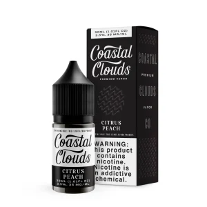 Coastal Clouds Citrus Peach 30ml Nic Salt Vape Juice
