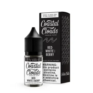 Coastal Clouds Red White Berry Nic Salt Vape Juice 30ml - 50MG