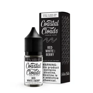 Coastal Clouds Red White Berry Nic Salt Vape Juice 30ml