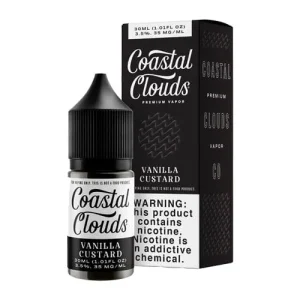 Coastal Clouds Vanilla Custard 30ml Nic Salt Vape Juice - 35mg