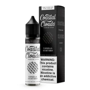 Coastal Clouds Vanilla Custard 60ml Vape Juice - 6mg