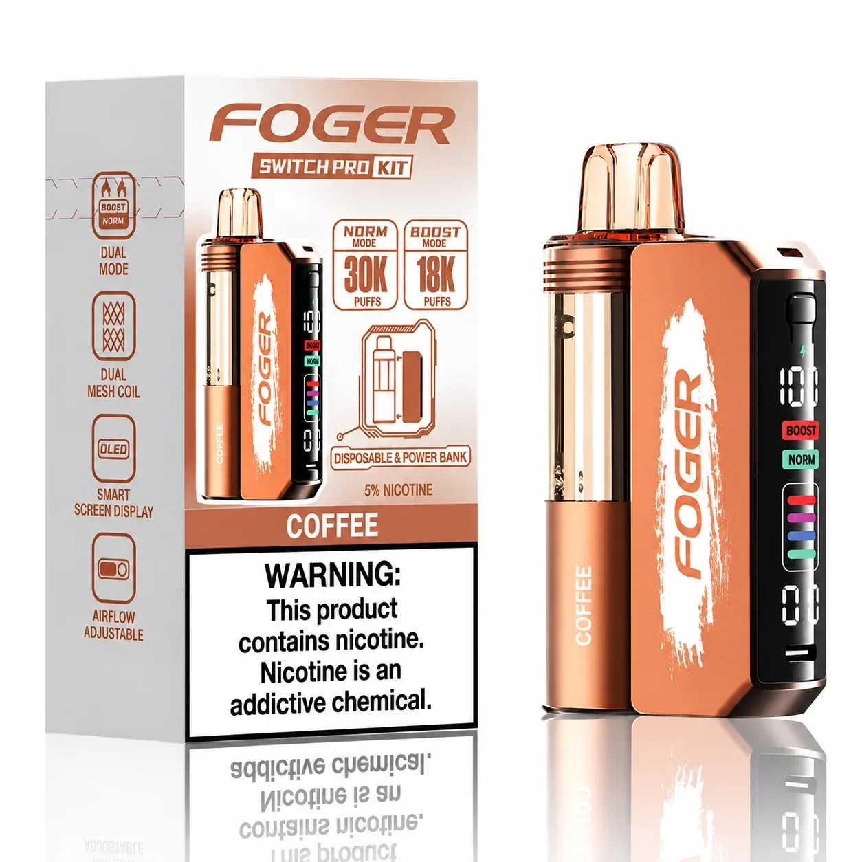 Coffee - Foger Switch Pro 30K Disposable Kit