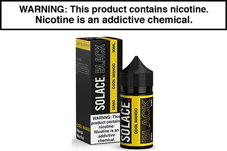 COOL MANGO BY SOLACE BLACK SALT 30ML