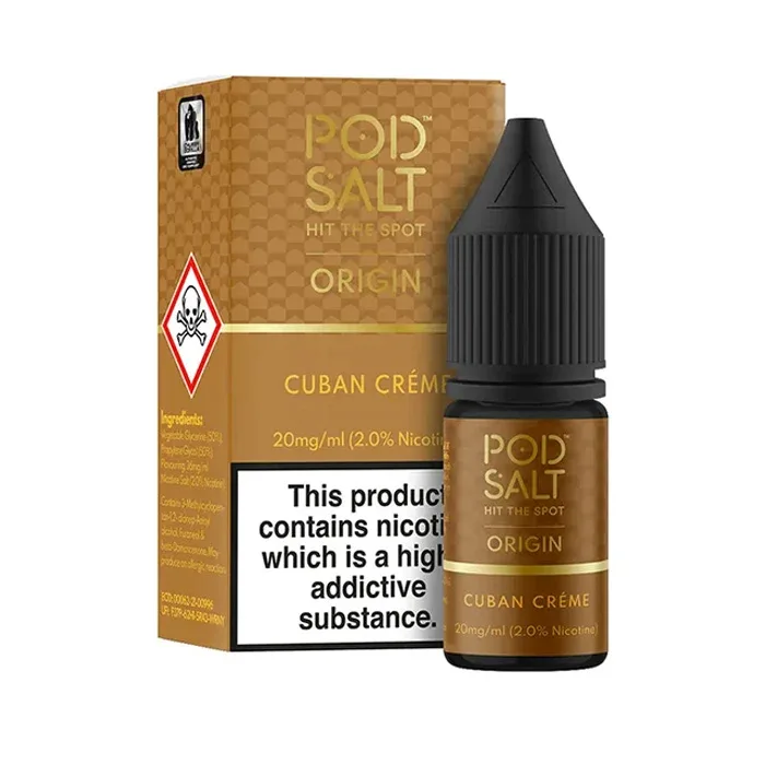 Cuban Creme Nicotine Salt by Pod Salt Origin