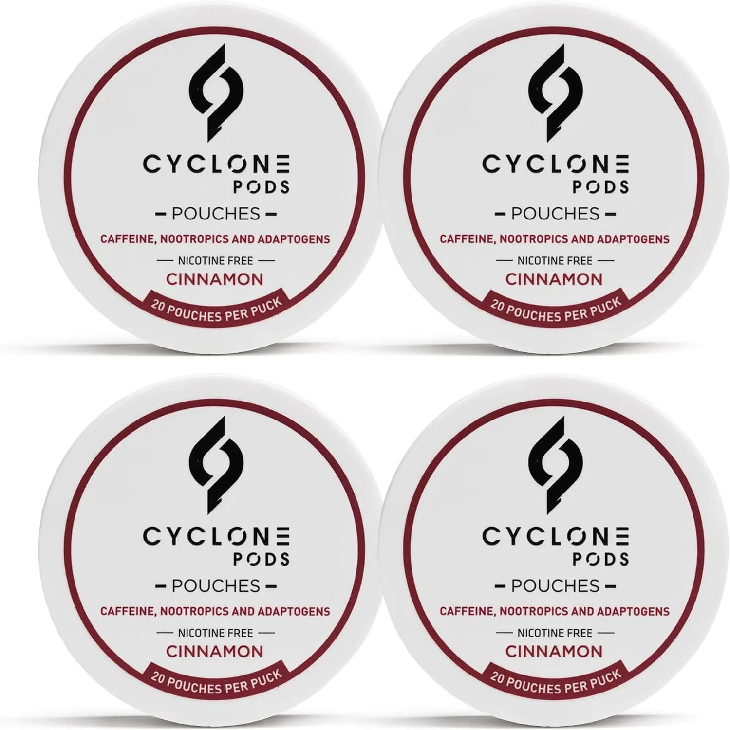 Cyclone Cinnamon Focus Pouches — 4-Pack