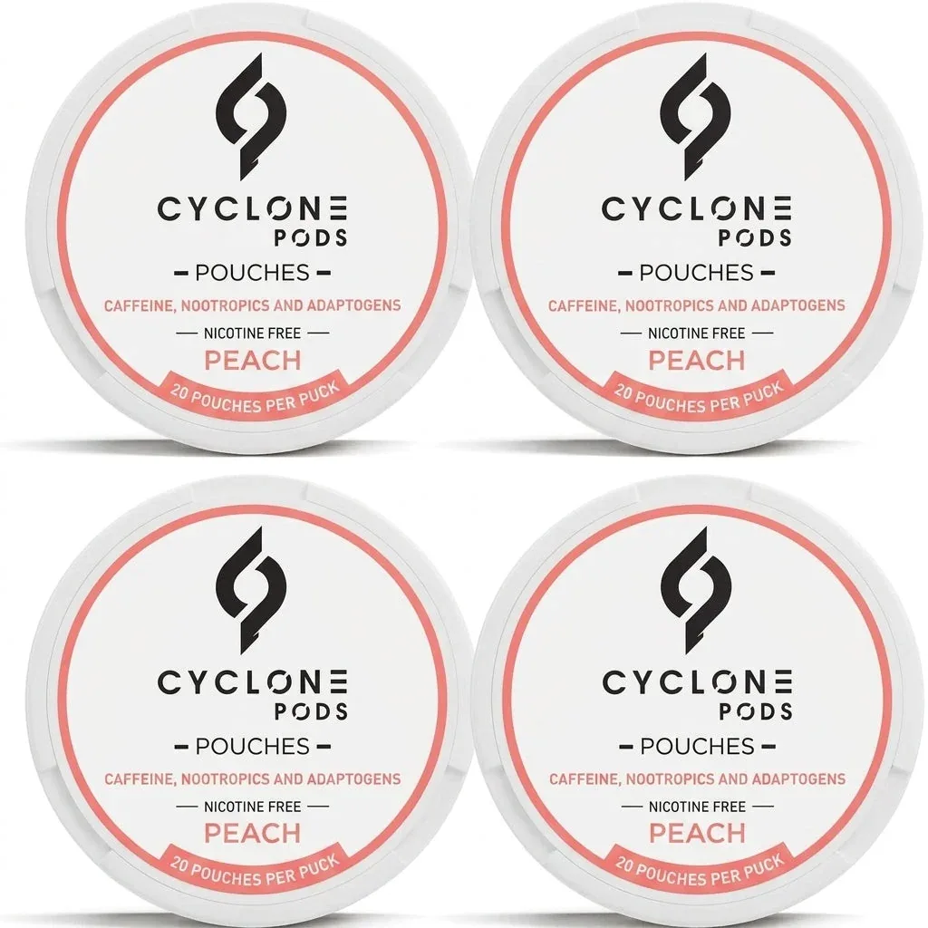 Cyclone Peach Focus Pouches — 4-Pack