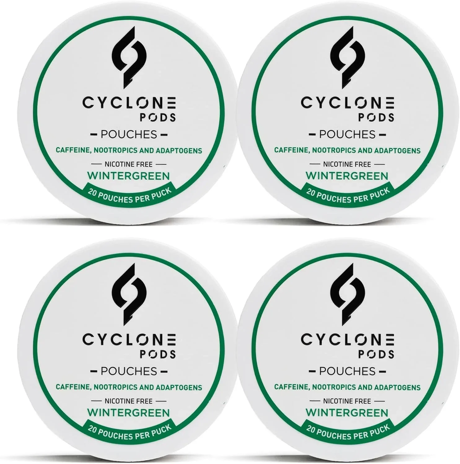 Cyclone Wintergreen Focus Pouches — 4-Pack