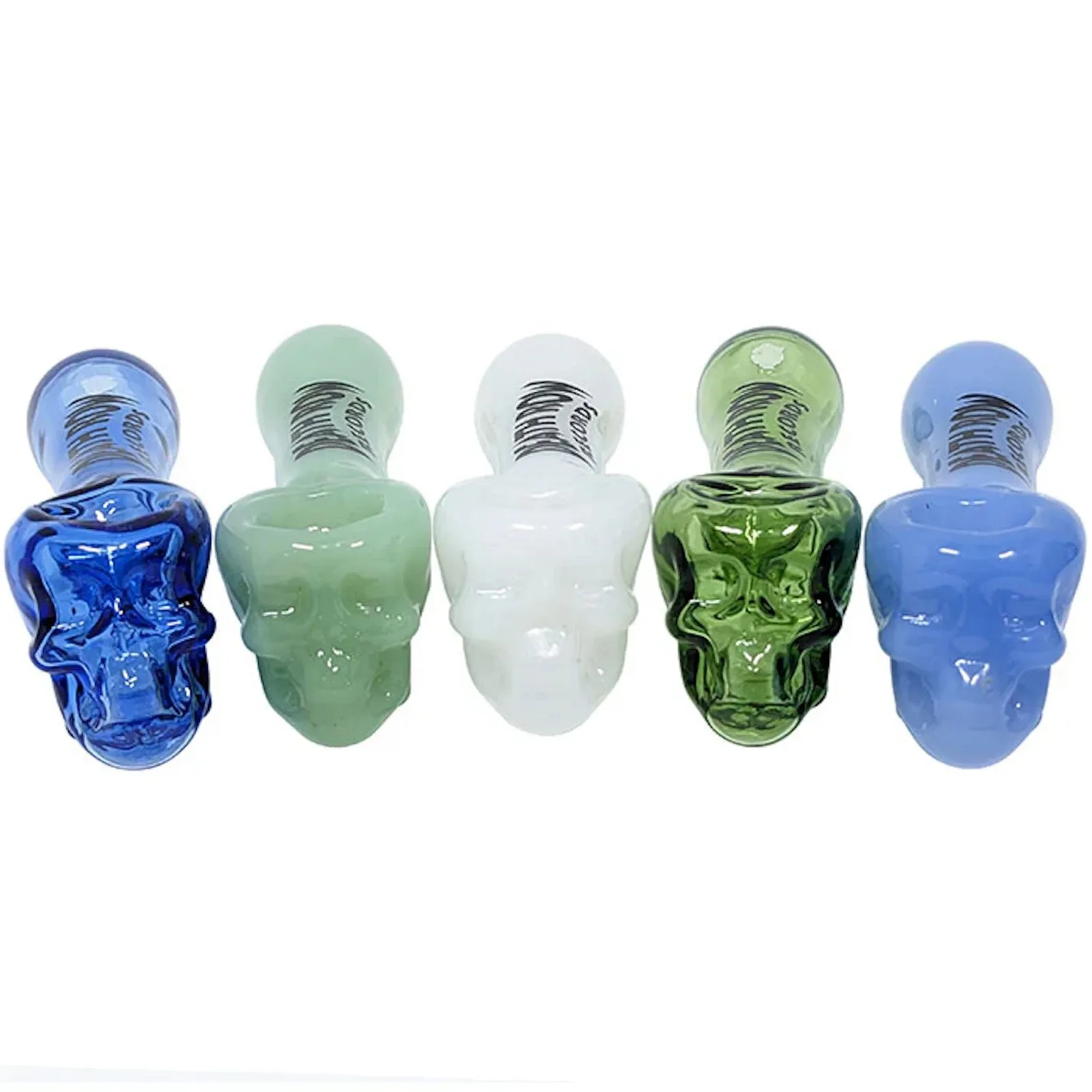 Death Row Records Skull Head Hand Pipe - 4in - Image 2