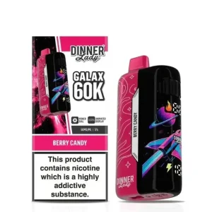 Dinner Lady GALAX 60K Disposable Vape (5%, 60000 Puffs) - Berry Candy