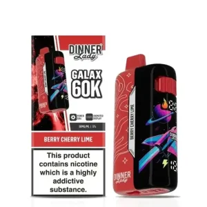 Dinner Lady GALAX 60K Disposable Vape (5%, 60000 Puffs) - Berry Cherry Lime