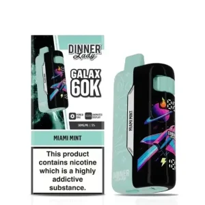 Dinner Lady GALAX 60K Disposable Vape (5%, 60000 Puffs) - Miami Mint