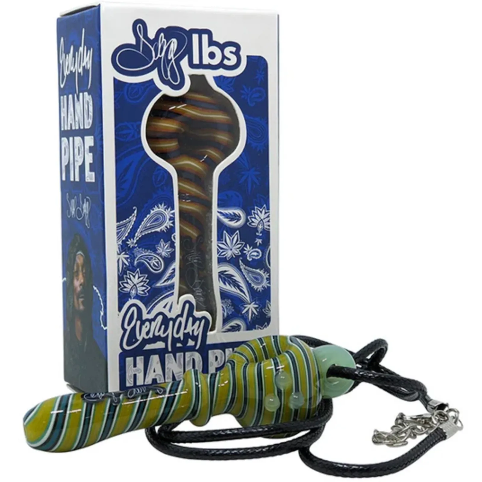 Dogg lbs Everyday Assorted Necklace Spoon Hand Pipe - 3in