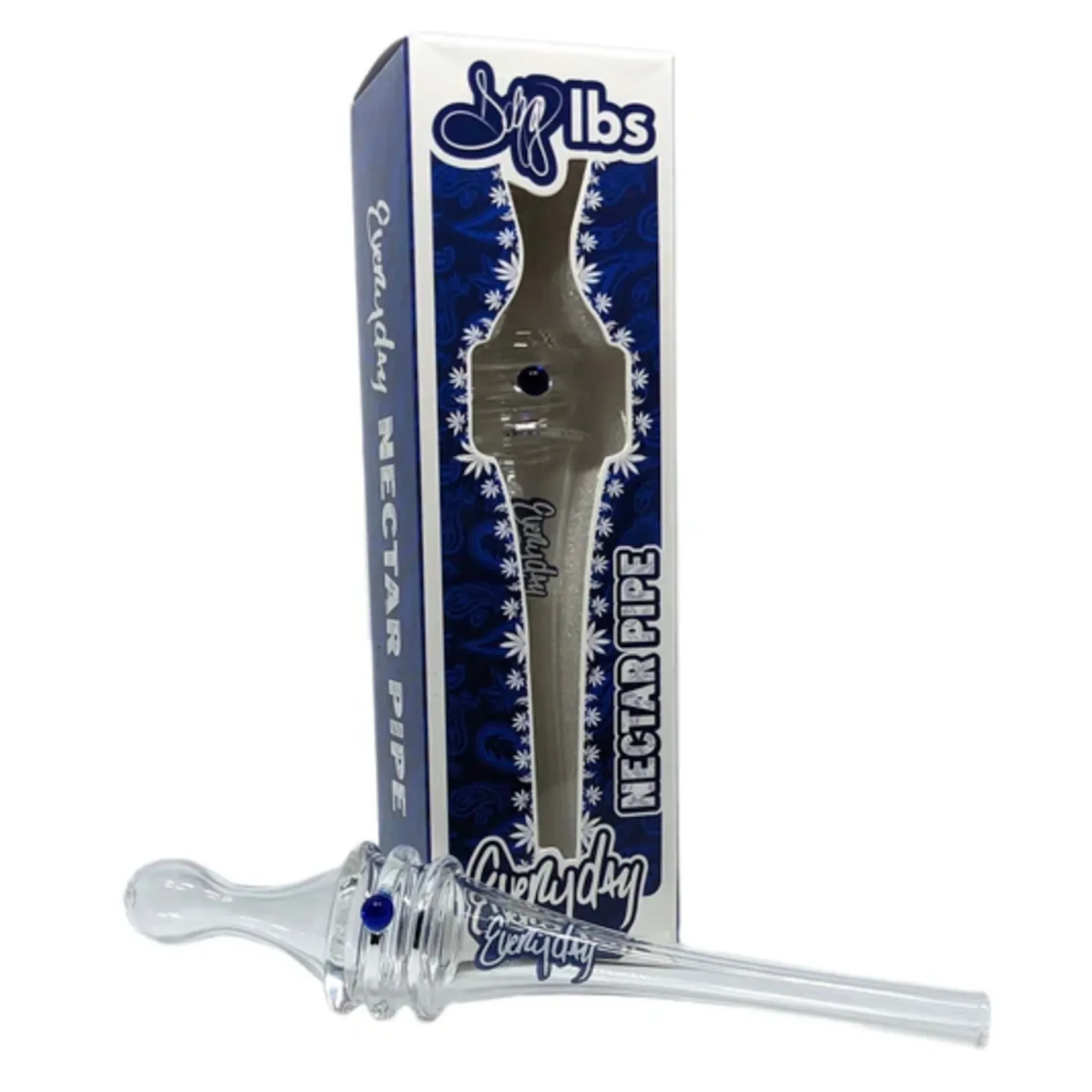 Dogg Lbs Glass Everyday Nector Pipe - 6in