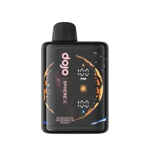 DOJO Sphere X 40K Disposable Vape (5%, 40000 Puffs) - Sour Batch Watermelon Peach'