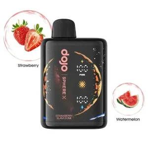 DOJO Sphere X 40K Disposable Vape (5%, 40000 Puffs) - Strawberry Slam Dunk'
