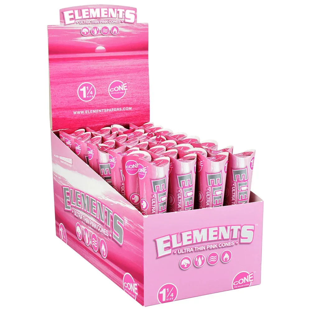 Elements Ultra Thin Pink Cones | 32pc Display - Image 2