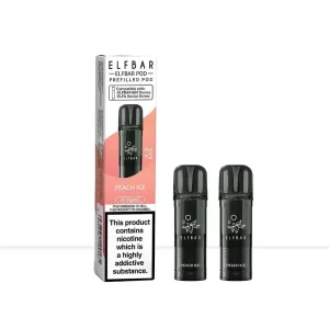 Elf Bar 600 Peach Ice Prefilled Vape Pods