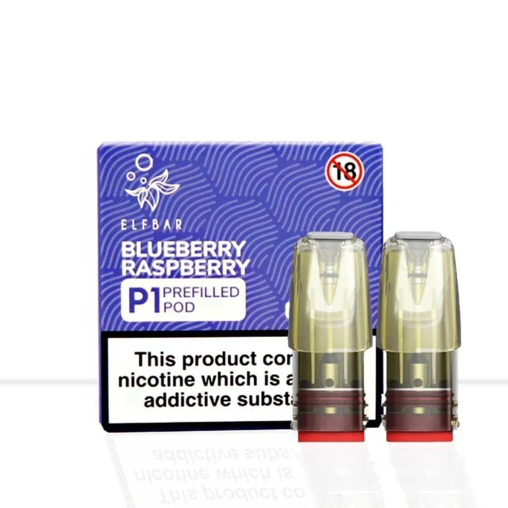 Elf Bar Mate P1 Blueberry Raspberry Vape Pods