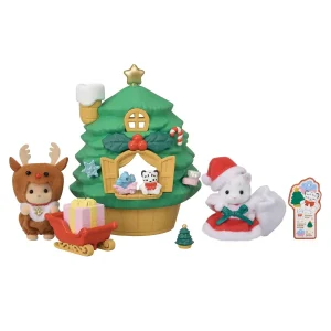 Epoch Sylvanian Families Baby Santa Christmas Tree House SE-214 Japan Official
