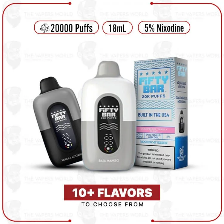 Fifty Bar Nixodine V2 20000 Puff Disposable Vape