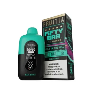Fifty Bar x Fruitia 20K Nicotine Disposable Vape