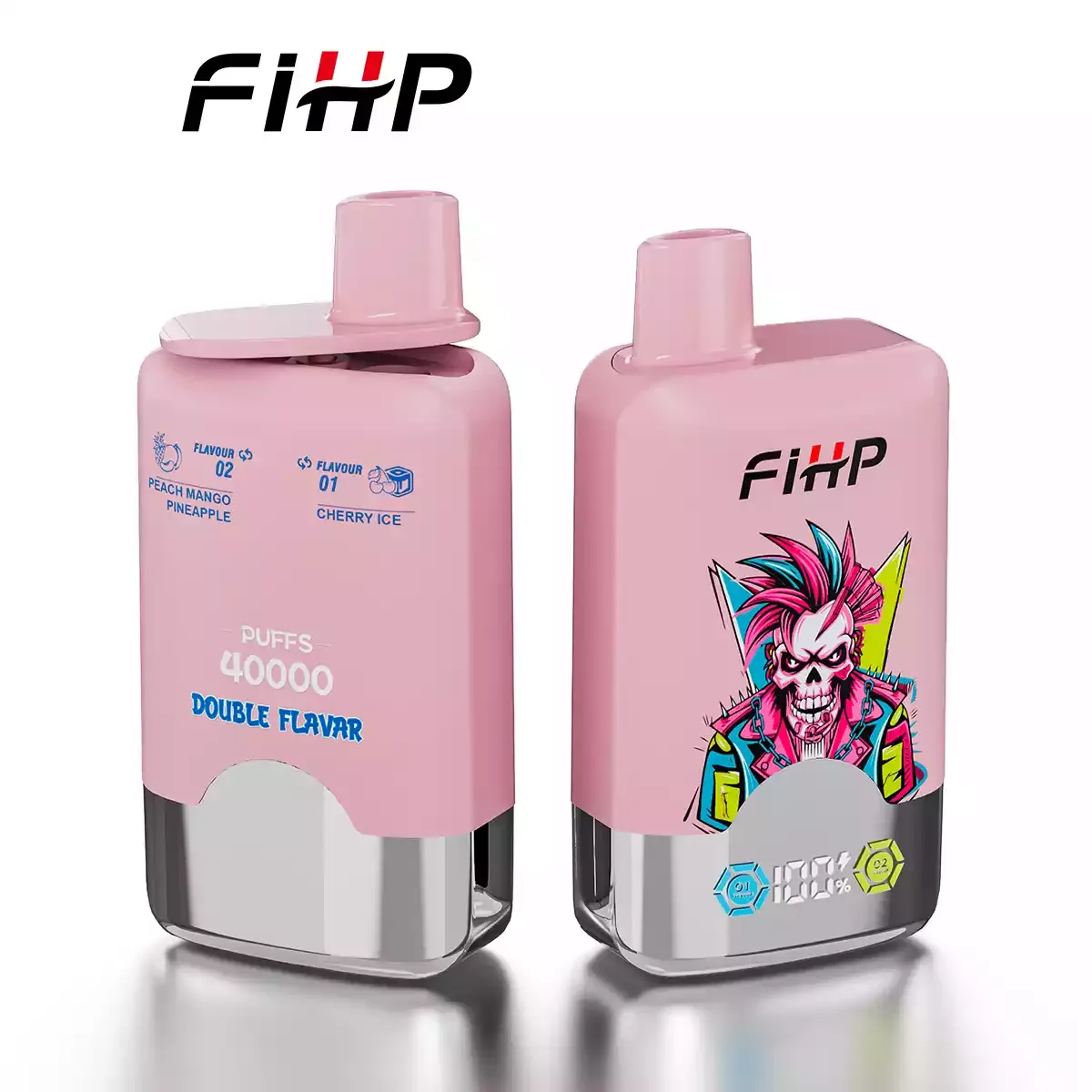 FIHP 40000 Puffs Double Tastes Bulk Buy Rechargeable Disposable Vapes Wholesale
