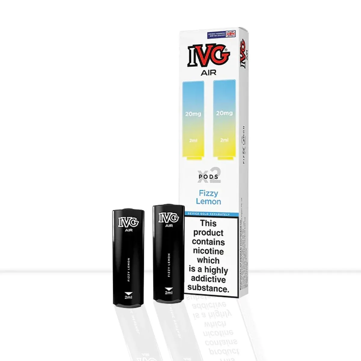 Fizzy Lemon IVG Air Prefilled Vape Pods