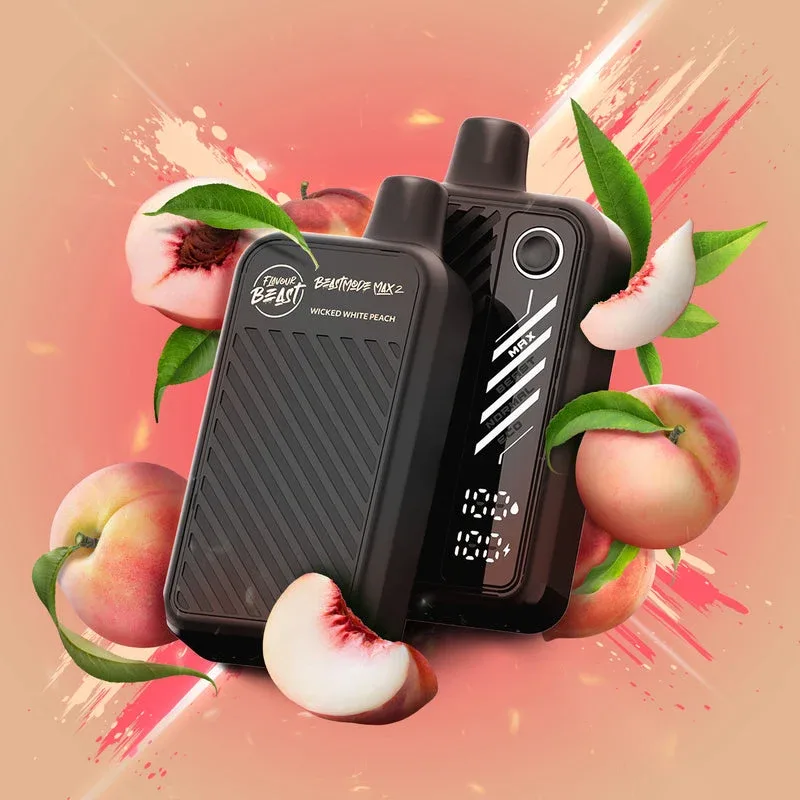 Flavour Beast Beast Mode max 2 50k Wicked white peach