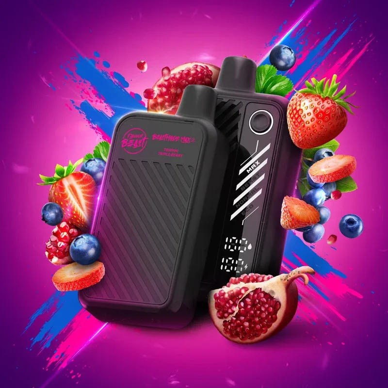 Flavour Beast Beast Mode max 3 60k Trippin’ Triple berry
