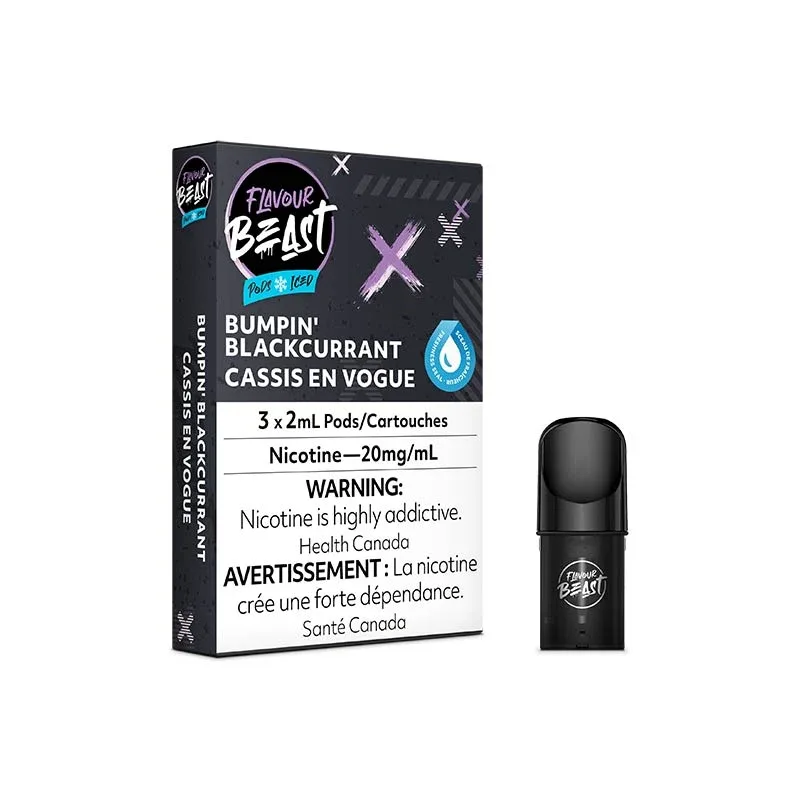 Flavour Beast Bumpin' Blackcurrant 3/Pk