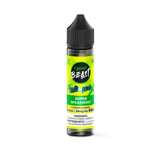 Flavour Beast E-Liquid 60mL Salts - Super Spearmint Iced
