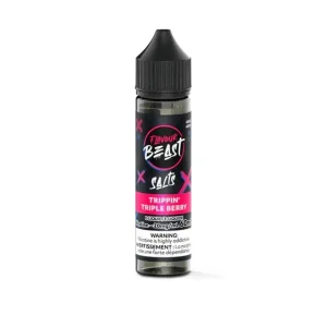 Flavour Beast E-Liquid 60mL Salts - Trippin' Triple Berry