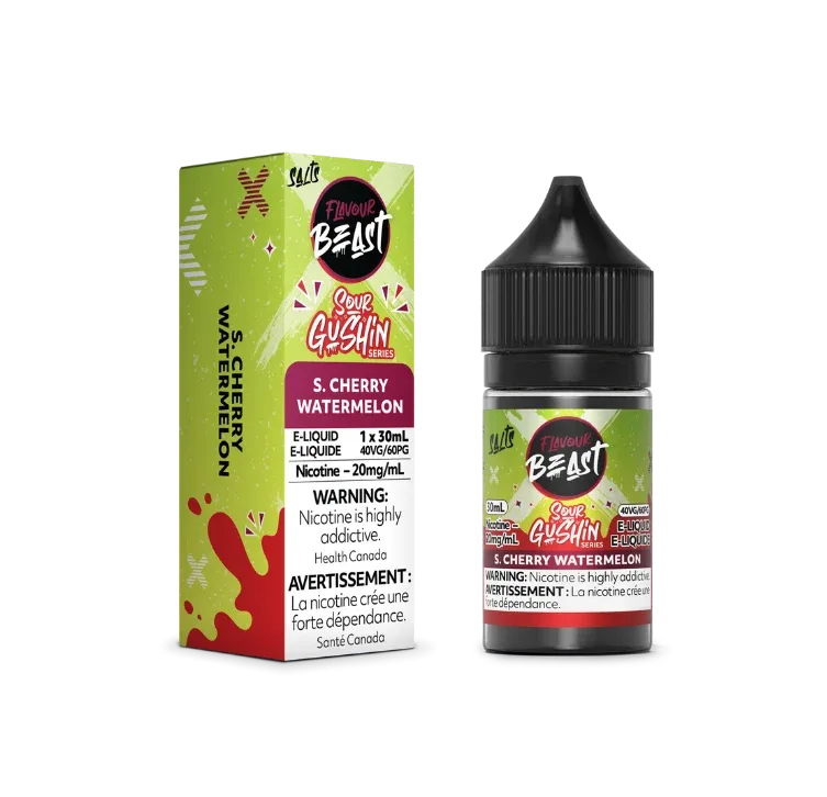 Flavour Beast Gushin Sour Cherry Watermelon 20mg 30ml