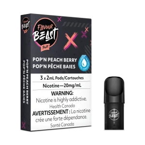 Flavour Beast Packin' Peach Berry 3/Pk