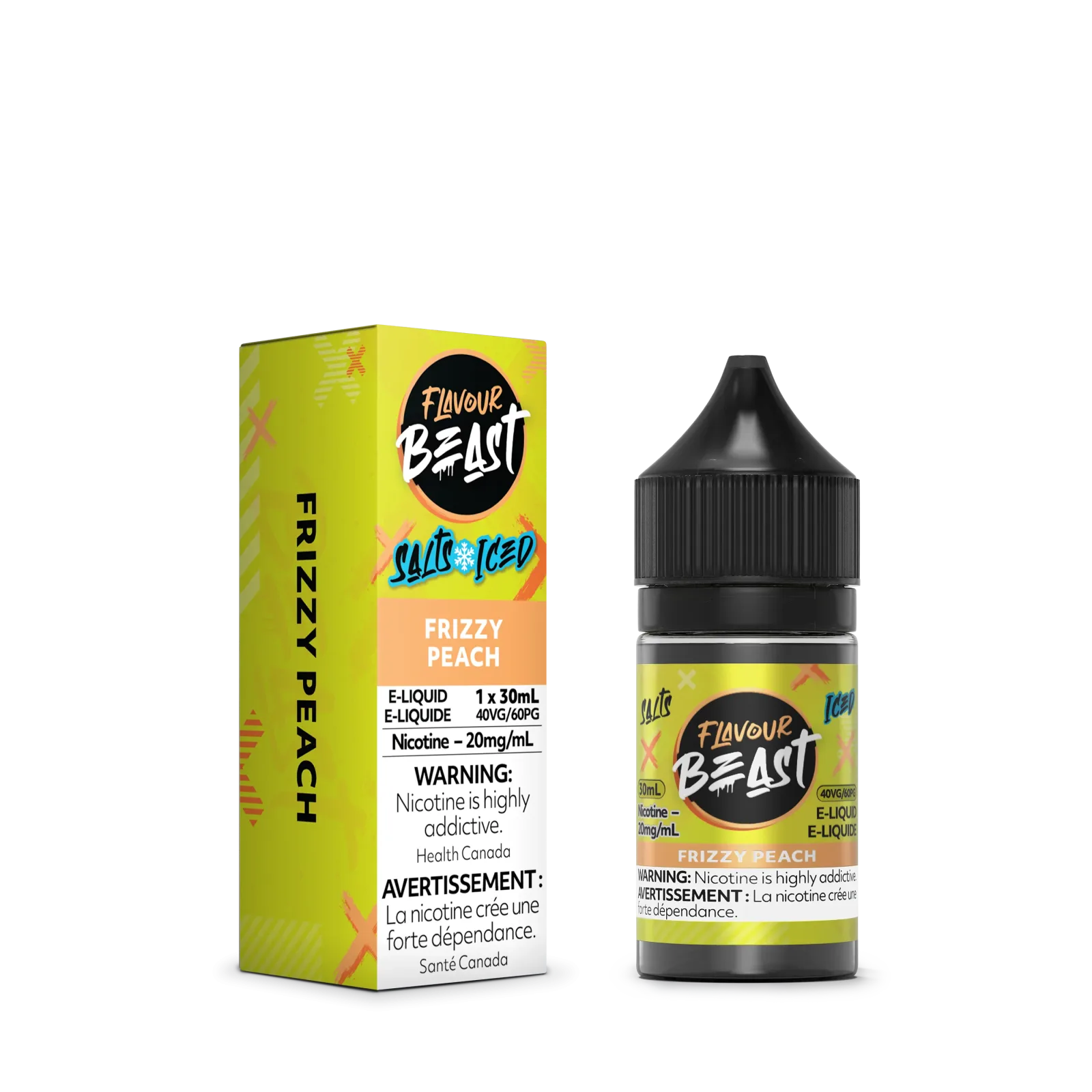 Flavour Beast Salt Iced Frizzy Peach 20mg 30ml