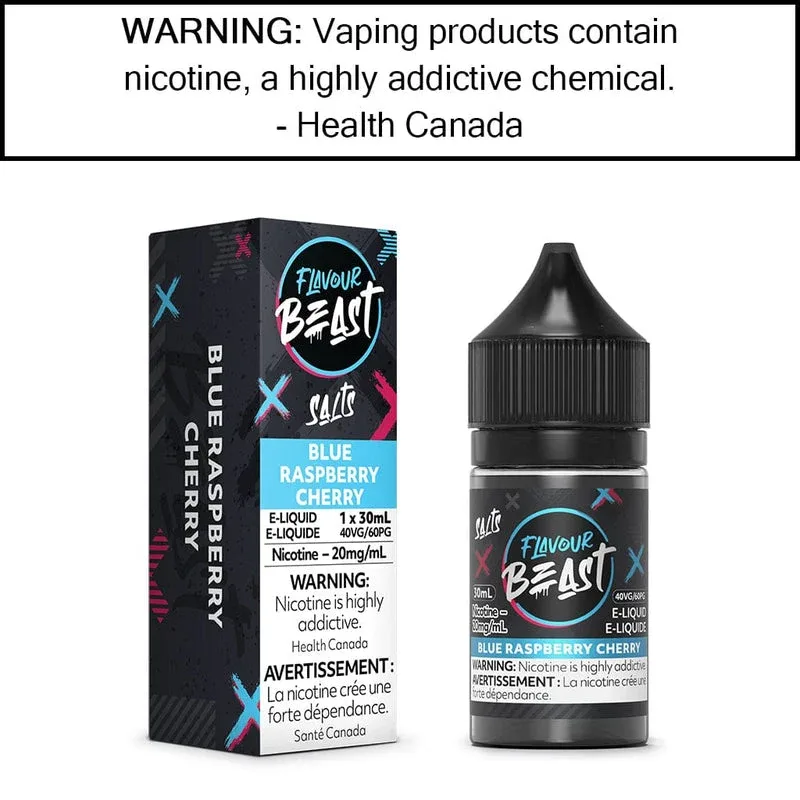 Flavour Beast salts 20mg blue raspberry cherry 30ml