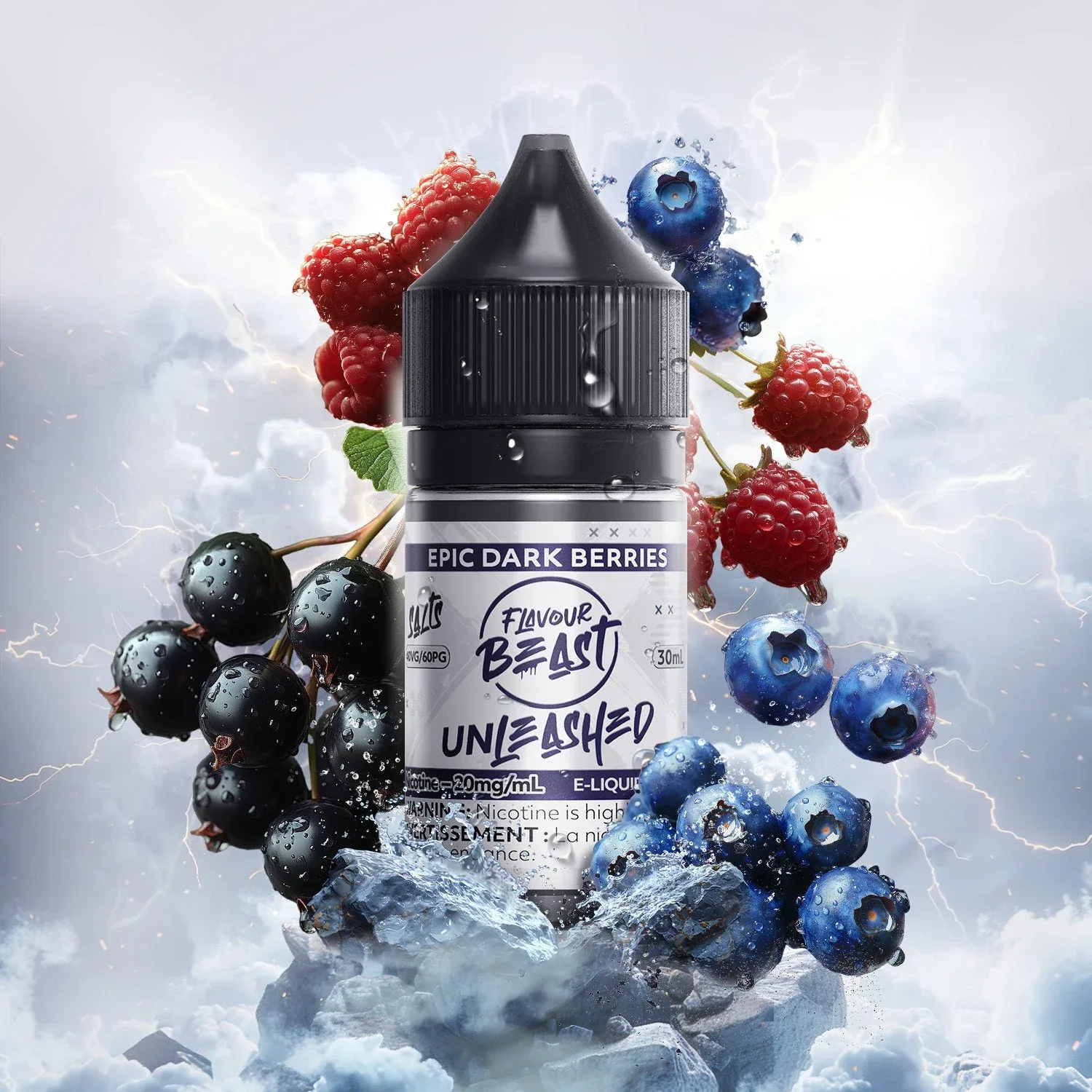 Flavour Beast Salts Unleashed Epic 20mg dark berries 30ml