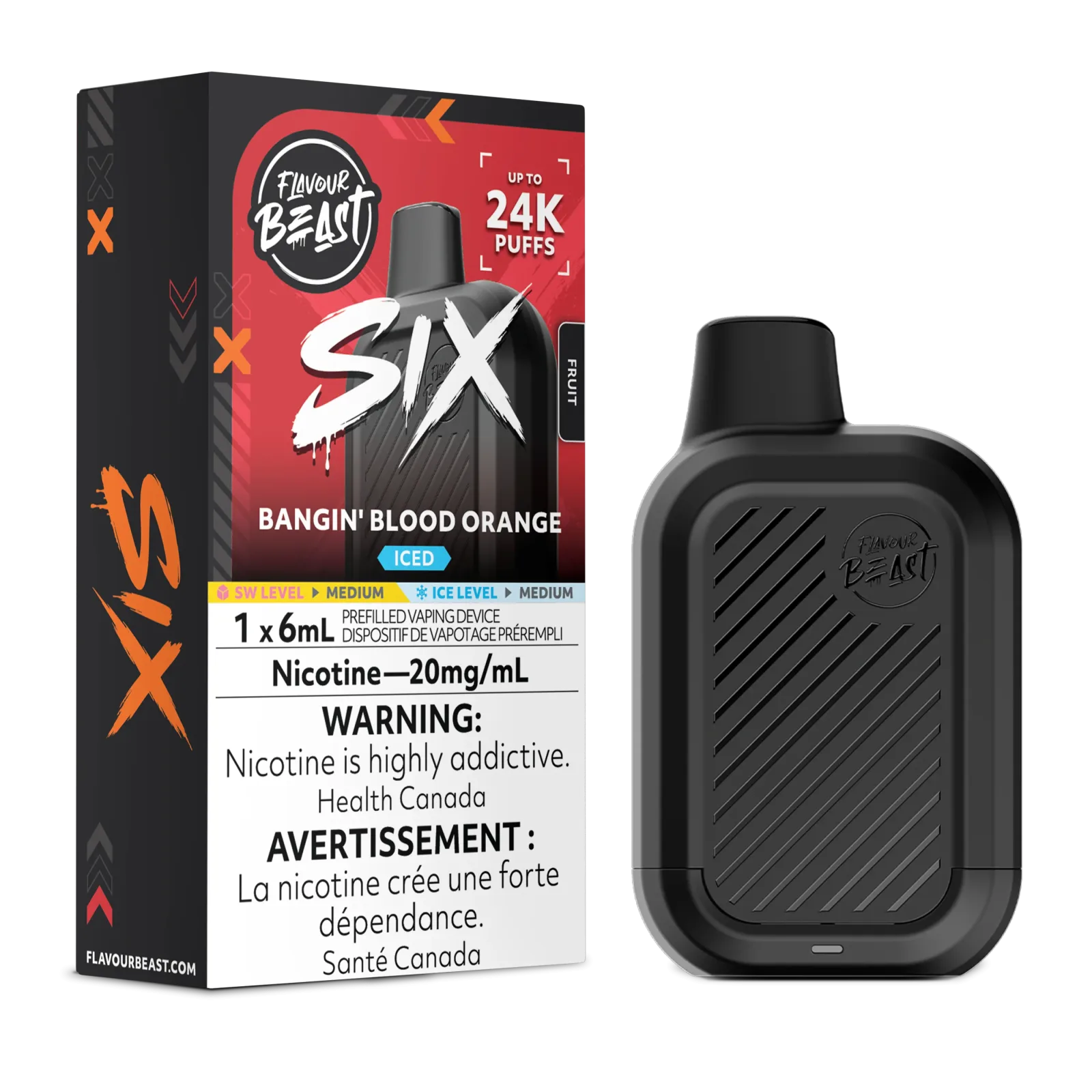 Flavour Beast SIX Disposable Vape 6mL - Image 2
