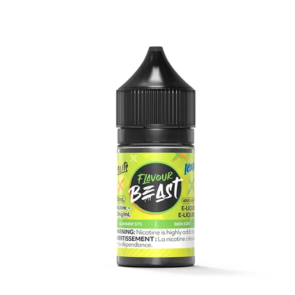 Flavour Beast Slammin sts iced 30ml Nicotine Salt eLiquids