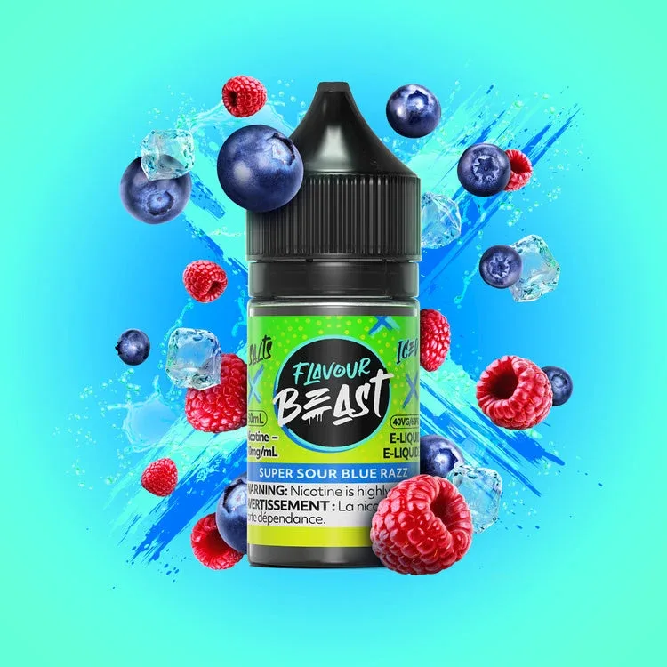 Flavour Beast Super Sour Blue Razz 20mg