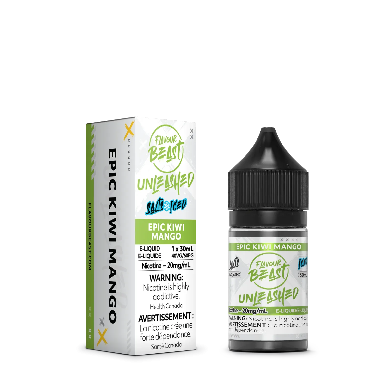Flavour Beast Unleashed Salt Iced Epic Kiwi Mango 30ml