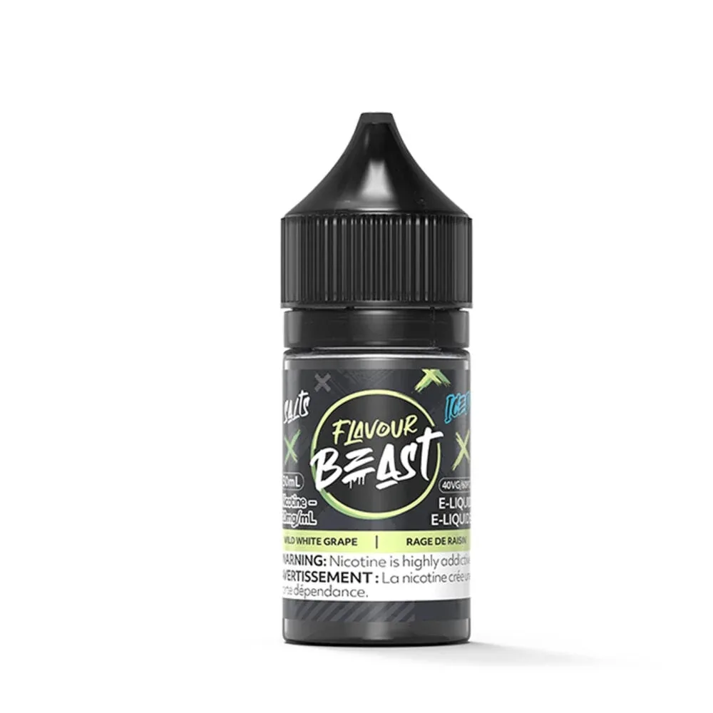 Flavour Beast Wild White Grape Iced 30ml Nicotine Salt eLiquids