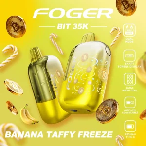Foger Bit 35K Disposable Vape (5%, 35000 Puffs) - Banana Taffy Freeze