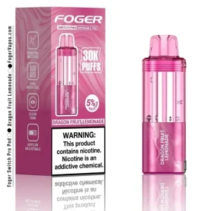 Foger Switch Pro 30K Disposable Pod (Requires Vape for Use) - Dragon Fruit Lemonade (Pod)'