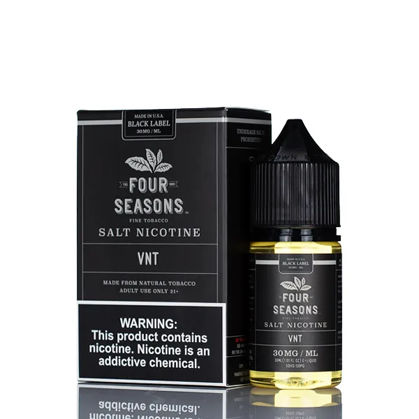 Four Seasons Salt Nicotine – Black Label – VNT – 30ml