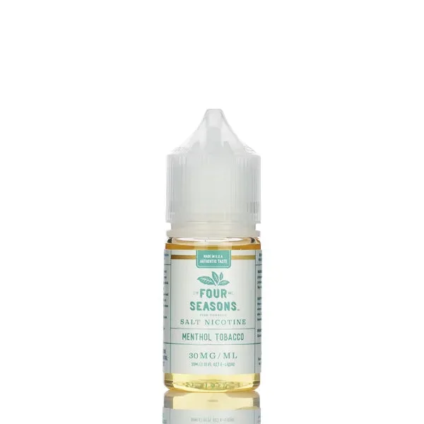 Four Seasons Salt Nicotine – Menthol Tobacco – 30ml - Image 2